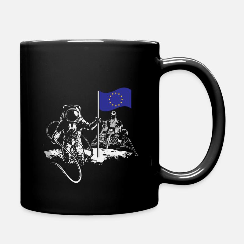 Europa Apollo Mission - Tasse einfarbig - Schwarz