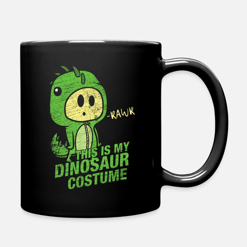 This is my dinosaur costume gift carnival - Full Colour Mug - black