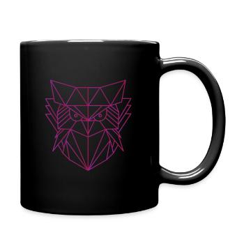 Eule Vogel Geschenk - Mug uni - noir - Droite