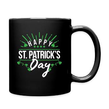 Saint Patricks Day gift Ireland rock beer - Full Colour Mug - black - Right