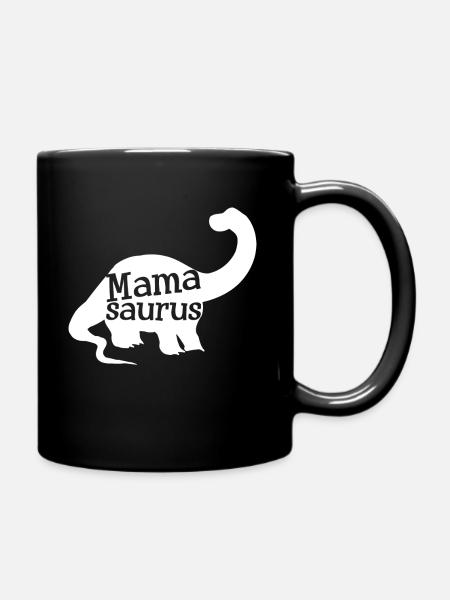 Mamasaurus - Tasse einfarbig - Schwarz