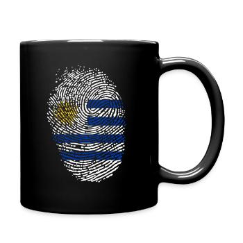 Uruguay - Tasse einfarbig - Schwarz - Rechts