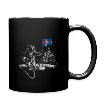 Moon Apollo Island - Full Colour Mug - black - Right