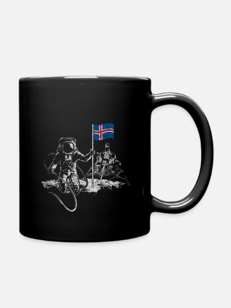Moon Apollo Island - Tasse einfarbig - Schwarz
