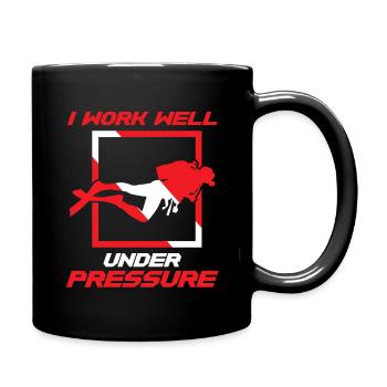 combinaison de plongée Diver natation cadeau - Mug uni - noir - Droite