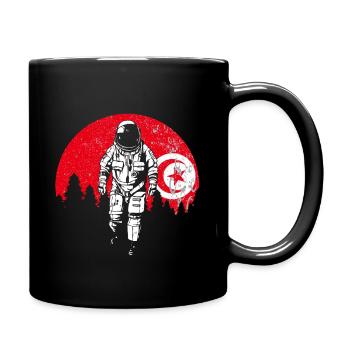 Tunisie - Mug uni - noir - Droite