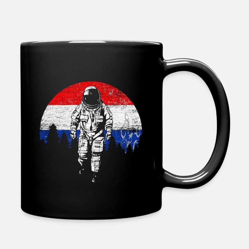 Niederlande - Tasse einfarbig - Schwarz