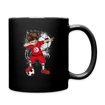 Tunesien Nationalmannschaft WM Dab Fußball - Tasse einfarbig - Schwarz - Rechts