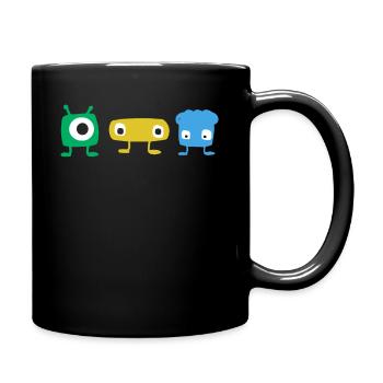 Monster - Tasse einfarbig - Schwarz - Rechts