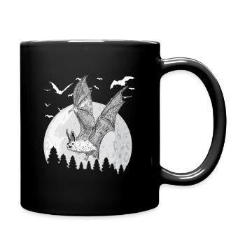 Bat Wings Vampire Halloween Gift Animal - Full Colour Mug - black - Right
