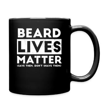 Barbe - Barbus - Barbe - Barbe - Drôle - Mug uni - noir - Droite