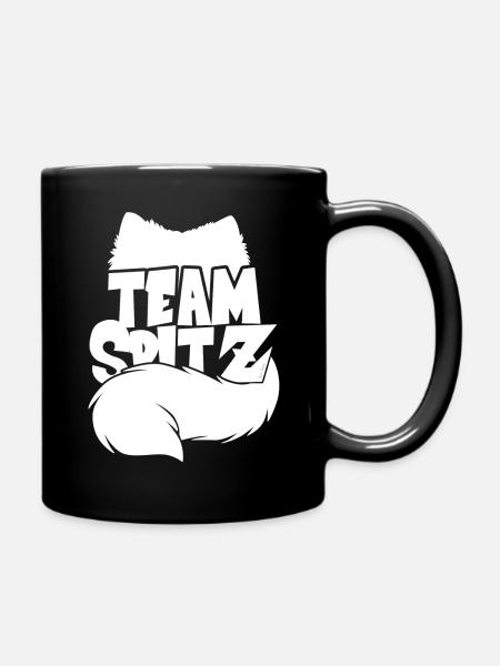 silhouette team Spitz - Full Colour Mug - black