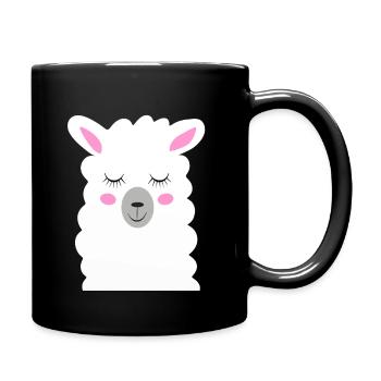 lama - Full Colour Mug - black - Right