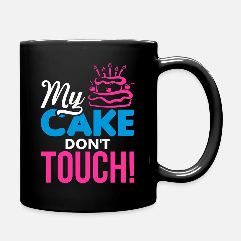 gâteau d'anniversaire - Mug uni - noir