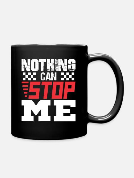 racer - Full Colour Mug - black