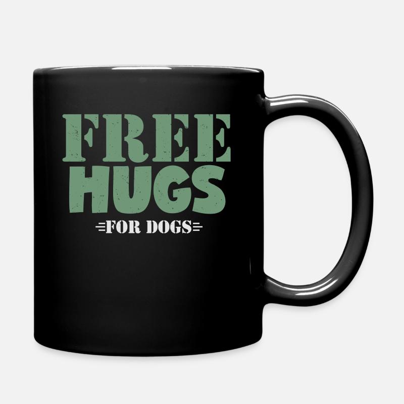 dog - Full Colour Mug - black