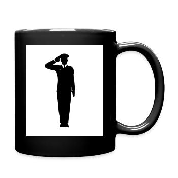 Salute - Mug uni - noir - Droite