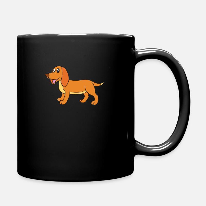 teckel - Mug uni - noir