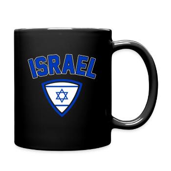 Israel - Tasse einfarbig - Schwarz - Rechts