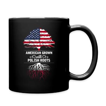 Amérique Pologne - Mug uni - noir - Droite