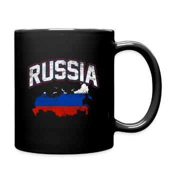 Russie - Mug uni - noir - Droite