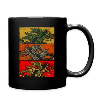 Anges Sainte Eglise Innocence Paradis Dieu - Mug uni - noir - Droite