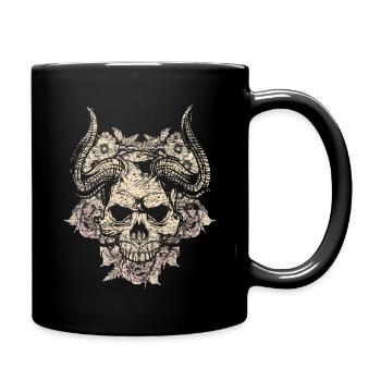 Diable démon Satan enfer mort halloween cadeau - Mug uni - noir - Droite