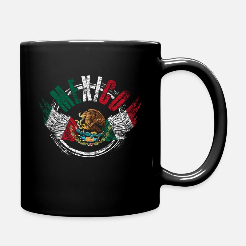 Mexiko - Tasse einfarbig - Schwarz