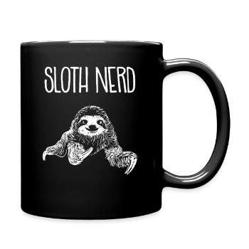 T-shirt Sloth paresseux Amoureux des animaux mignons et lents - Mug uni - noir - Droite