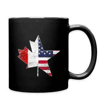 Canada USA Drapeau Maple Leaf Gift Nation Pays - Mug uni - noir - Droite