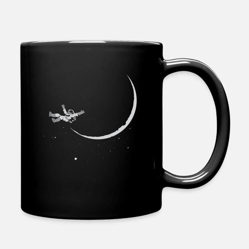 astronaut - Tasse einfarbig - Schwarz