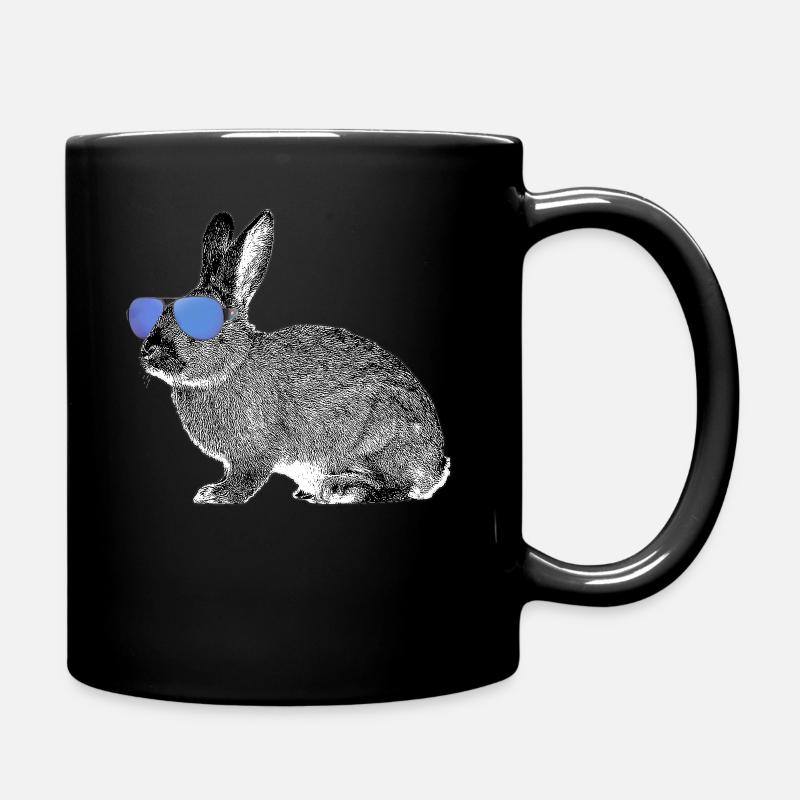 lièvre - Mug uni - noir