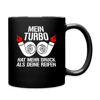 turbo - Full Colour Mug - black - Right