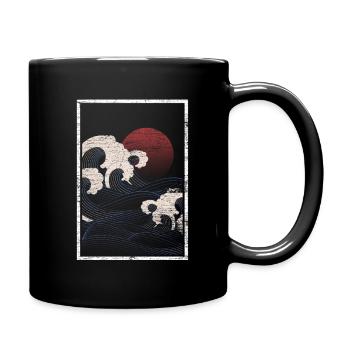 Japan - Tasse einfarbig - Schwarz - Rechts