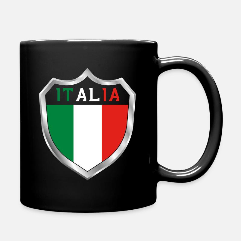 Italia - Tasse einfarbig - Schwarz