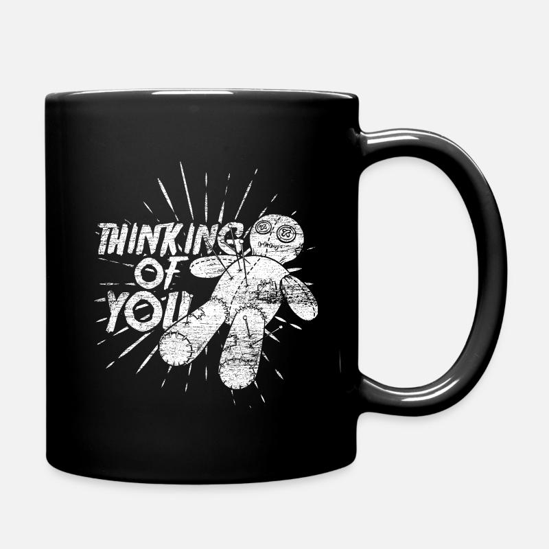 Voodoo Puppe Halloween Kostüm Geist Geschenk - Tasse einfarbig - Schwarz