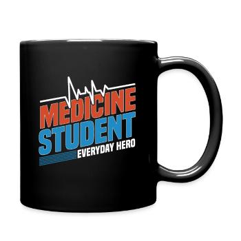 Medicine student doctor doctor gift - Full Colour Mug - black - Right