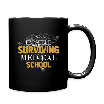 Medizin Student Arzt Doktor Geschenk Spritze - Tasse einfarbig - Schwarz - Rechts