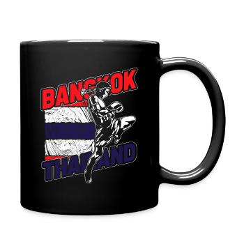 Thailand - Tasse einfarbig - Schwarz - Rechts