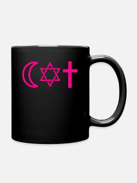 Coexist Pink Toleranz - Tasse einfarbig - Schwarz