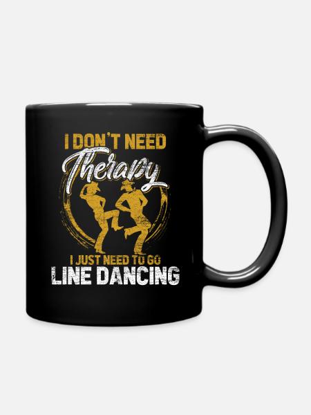 Danse en ligne - Mug uni - noir