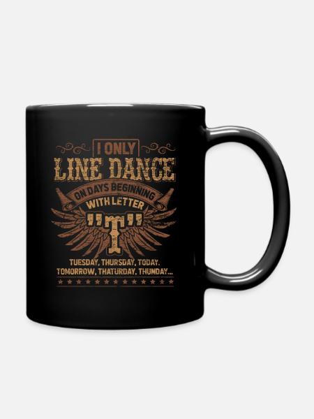 Linedance Western Country bottes de danse de cow-boy - Mug uni - noir