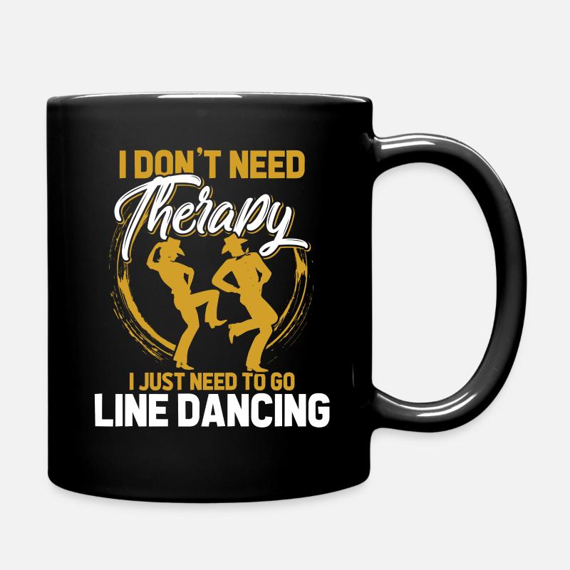 line dance - Full Colour Mug - black