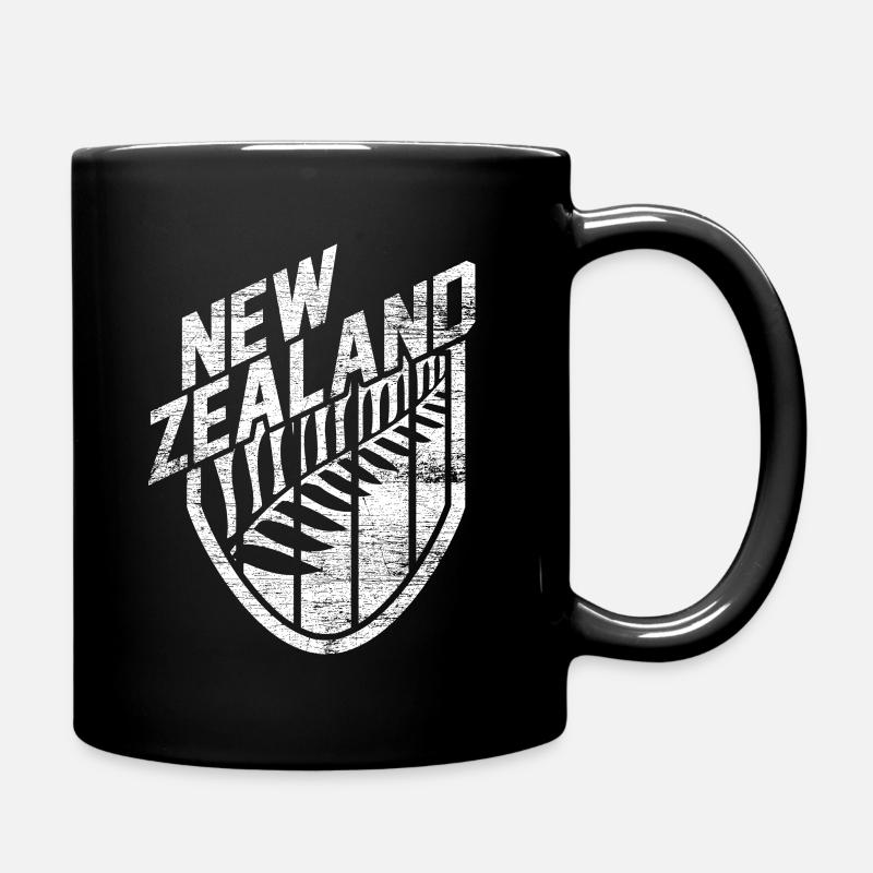 Neuseeland - Tasse einfarbig - Schwarz