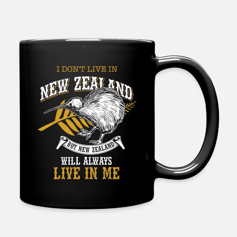 Sac à dos de travail et de voyage néo-zélandais Kiwi - Mug uni - noir