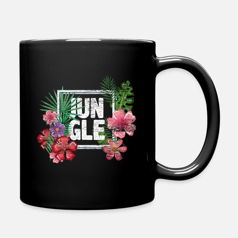 Dschungel Regelwald Urwald Natur Geschenk - Tasse einfarbig - Schwarz