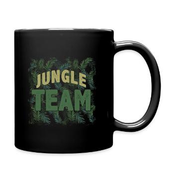 Jungle de l'équipe - Mug uni - noir - Droite
