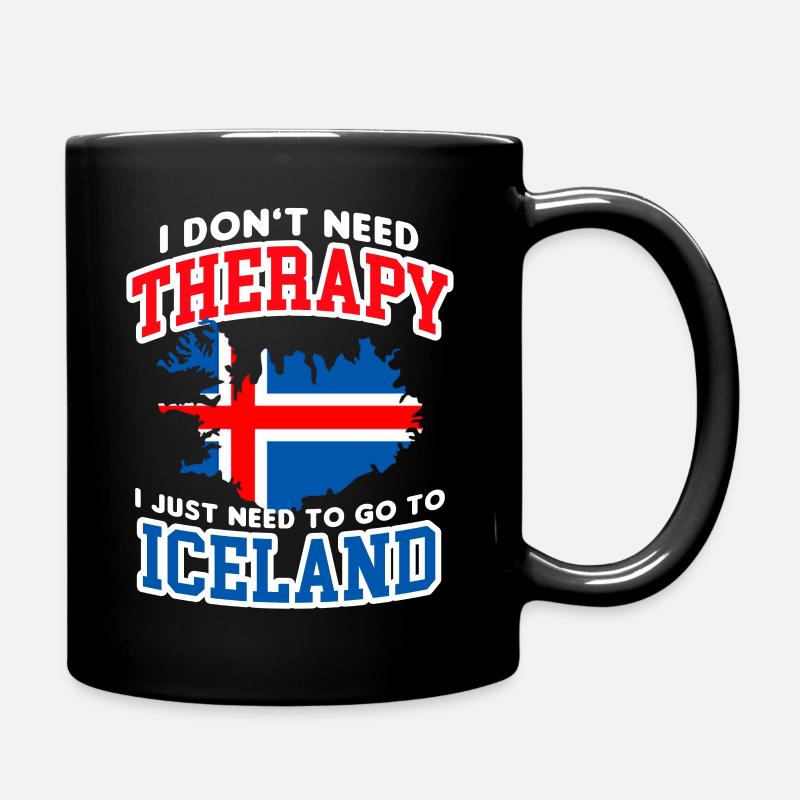 Islande - Mug uni - noir