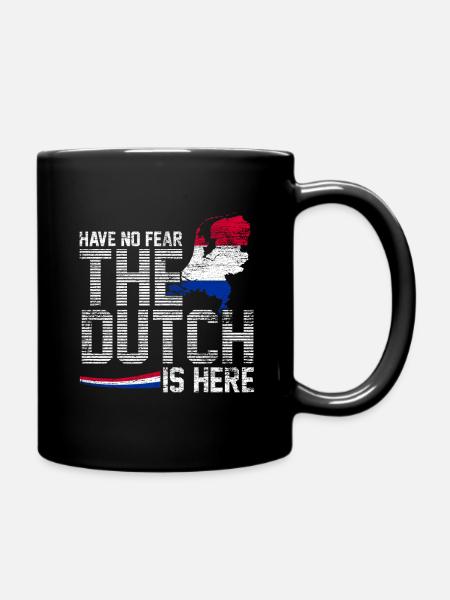 Netherlands - Full Colour Mug - black