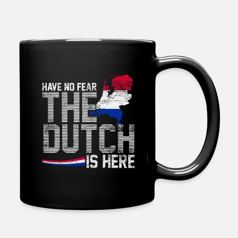 Niederlande - Tasse einfarbig - Schwarz
